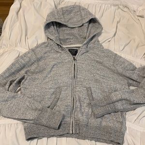 Abercrombie Cropped Zip Up